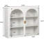 Armoire murale 2 portes en verre, armoire murale, armoire de rangement pour salle de bain, armoire murale-91061699