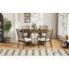 Round Dining Table For 4 With Chairs Set, Extendable Dining Table Set With 16" Removable Middle Leaf, 5 Piece Retro Dining Table Set Unique Geometric Design For Kitchen, Dining Room-363066228