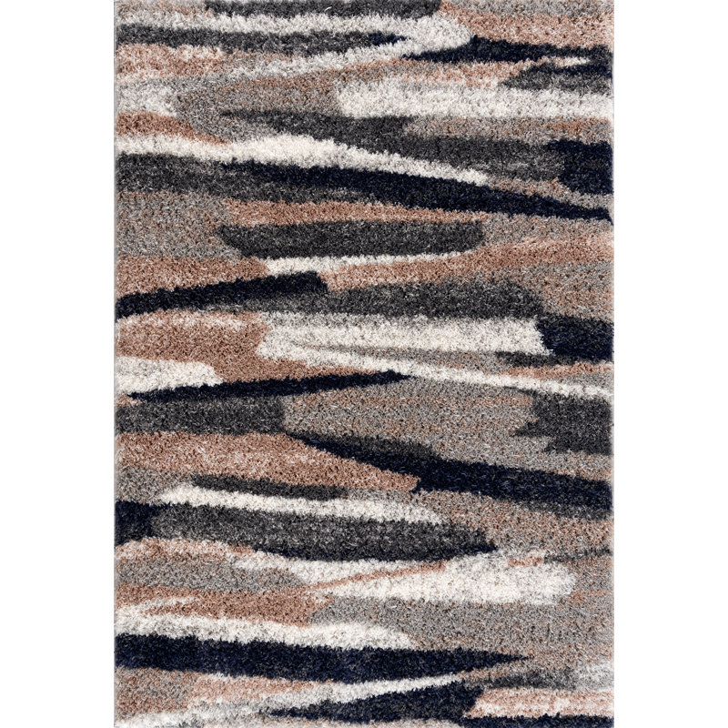 Tapis gris, Rectangle 2 pi 8 po x 4 pi 11 po