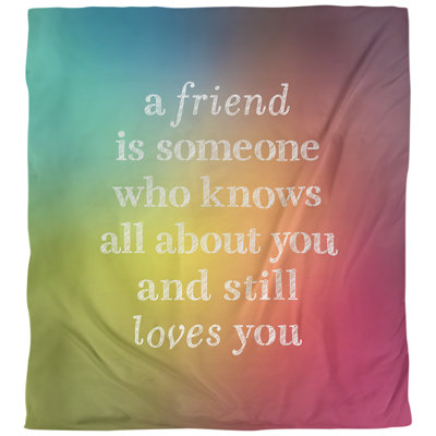 Housse de couette Love and Friendship Quote