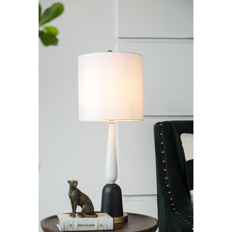 Lampe de table en métal 11 x 11 x 30,2 po