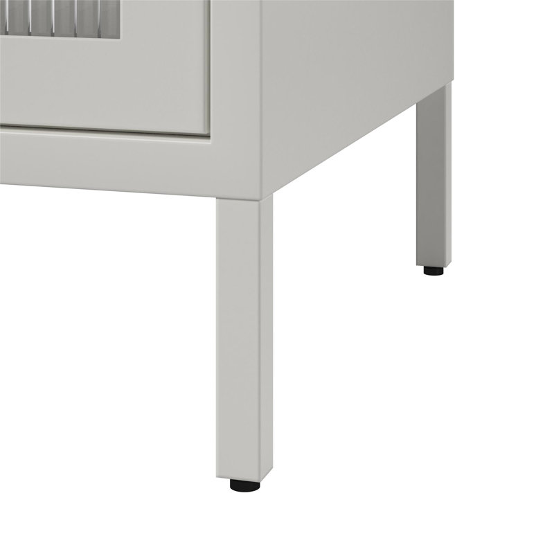 Anabelli Accent Cabinet, Soft White