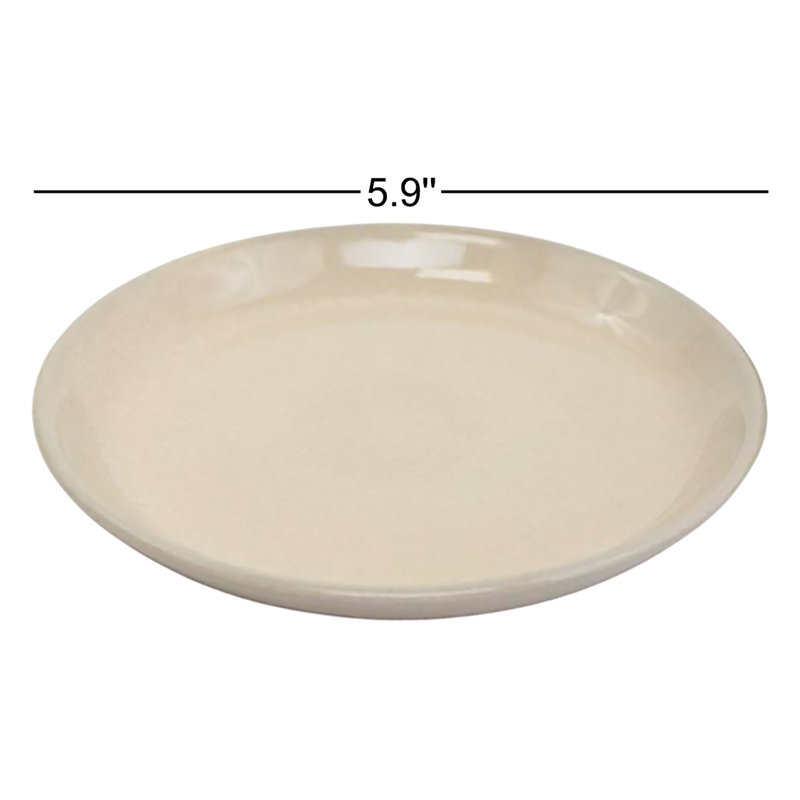 Borgen Bread and Butter Plate, Muslin