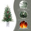 Arbre de Noël artificiel 36 'en cèdre illuminé