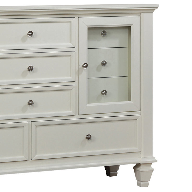 Commode combinée 11 tiroirs Bohanan, Babeurre
