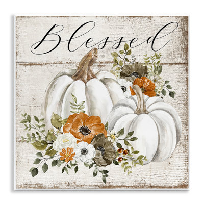 Art floral giclée par citrouille par LSR Design Studio