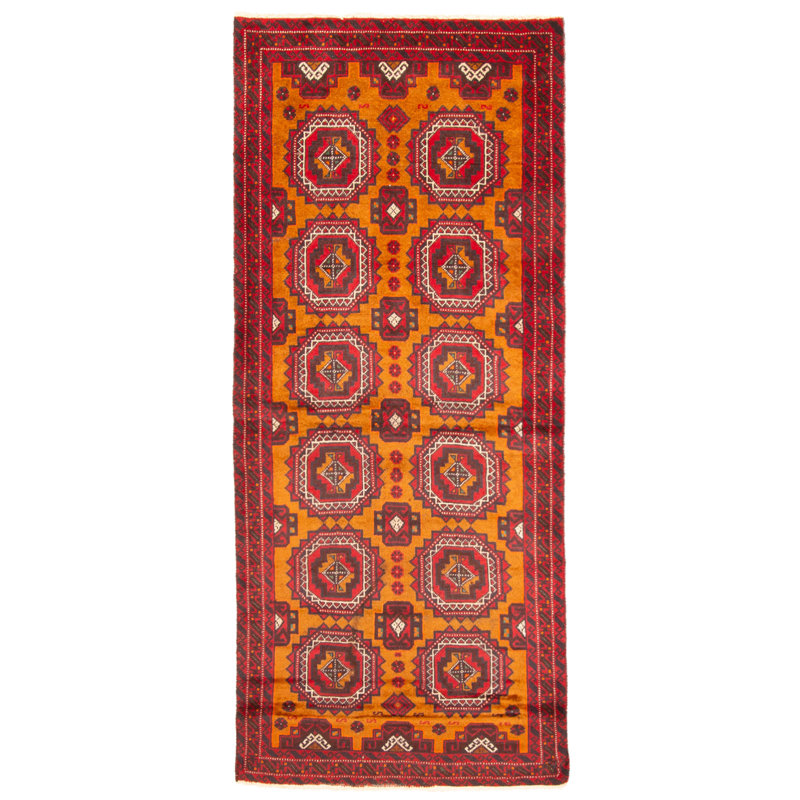 Teimani Brown Rug 3'1" x 7'3"