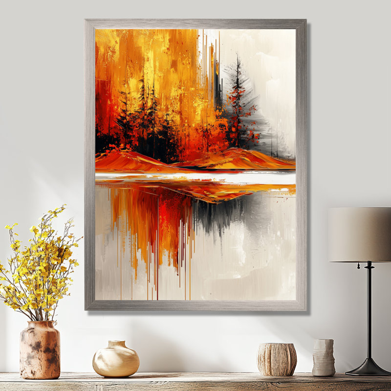 Opsincs - Landscapes Wall Art Prints, Silver, 20" H x 12" W, Reproduction encadrée d'une seule photo