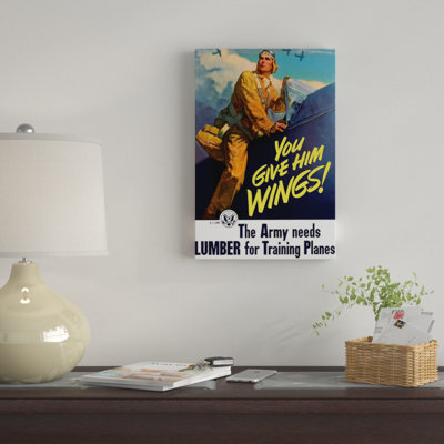 " WWII Poster Of A Pilot Getting Into His Plane " by John Parrot