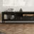 High end black TV stand coffee table