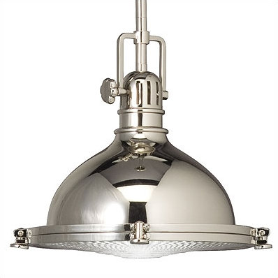 Milan 1 - Light Single Pendant, Polished Nickel