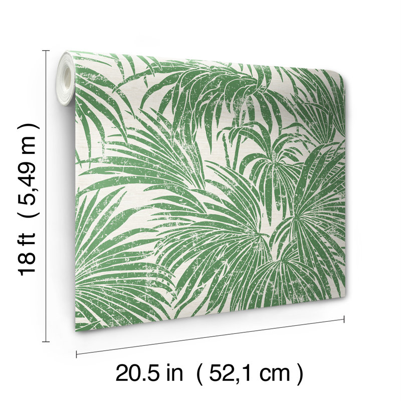 Rouleau de papier peint auto-adhésif 18 L x 20,5 po Kermit, Vert