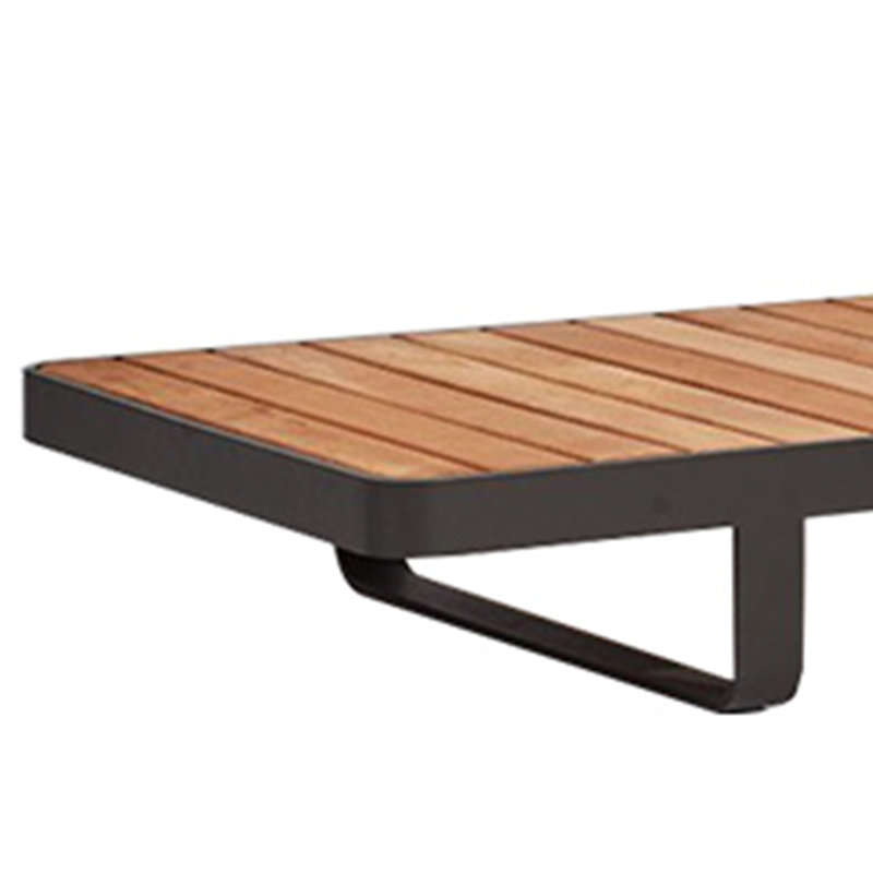 Chaise longue d'extérieur en teck