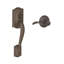 Camelot Lower Half Handleset with Accent Door Lever (Deadbolt Sold Separately)-334171403-334171407