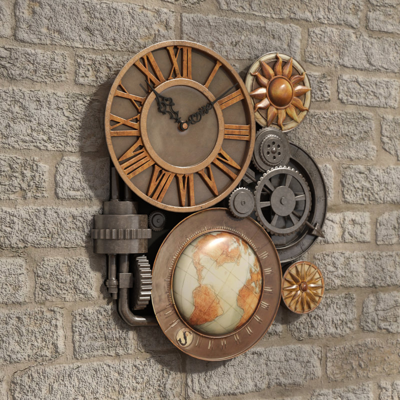 Horloge murale à engrenages Bagdad, Moyen