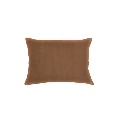Oreiller en lin 14 x 20 caramel