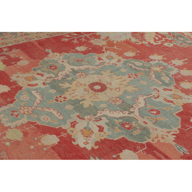 Antique One-of-a-Kind 13'7X15'1 Hand Knotted Area Rug