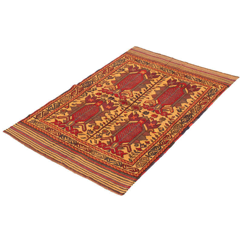 Tapis brun clair 3 pi 9 po x 5 pi 9 po Miruna