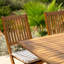 Nayoun 4 - Person Wood Patio Dining Set with Rectangular Table-596387923-596387948