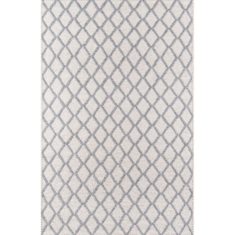 Charlla Wool Geometric Indoor Rug, Rectangle 5' x 7'