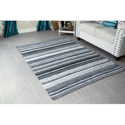 Claxten Cotton Abstract Indoor Rug