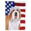 2 côtés en polyester de 2 côtés american drapeau de jardin-1288238567