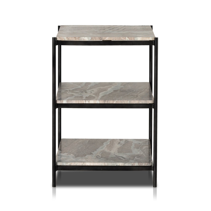 Feltault Nightstand, Hammered Gray/Canyon