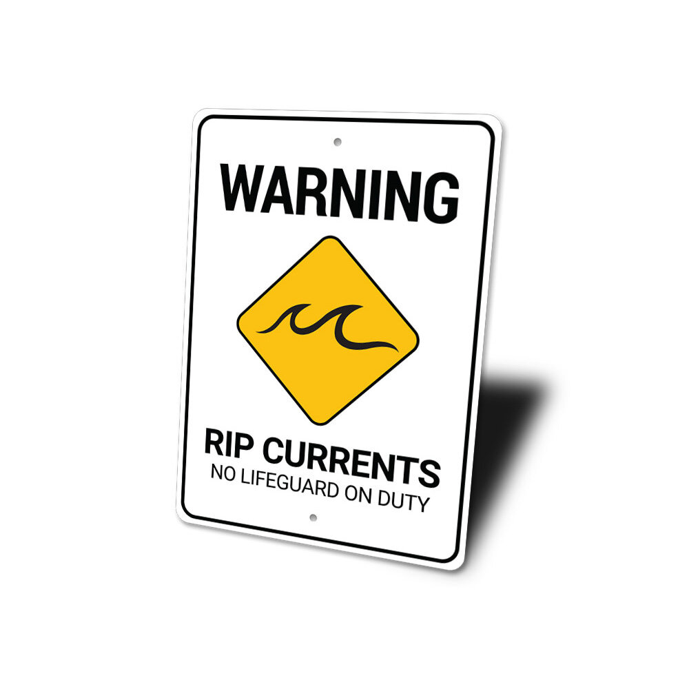 rip current sign