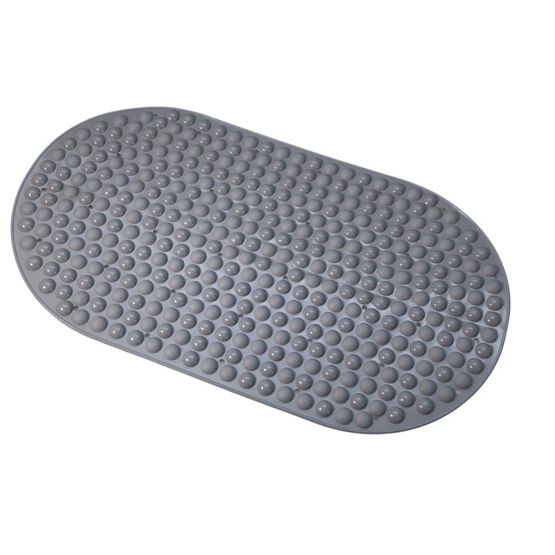 Tapis pour salle de bain 15 "x 27", Gris