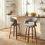 Tabouret de comptoir pivotant rembourré Providence-123200638