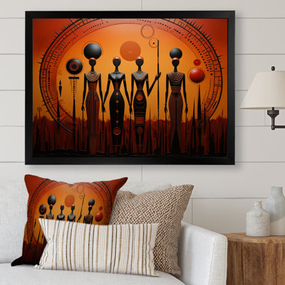 «African Tribal Rhythms I», art mural africain