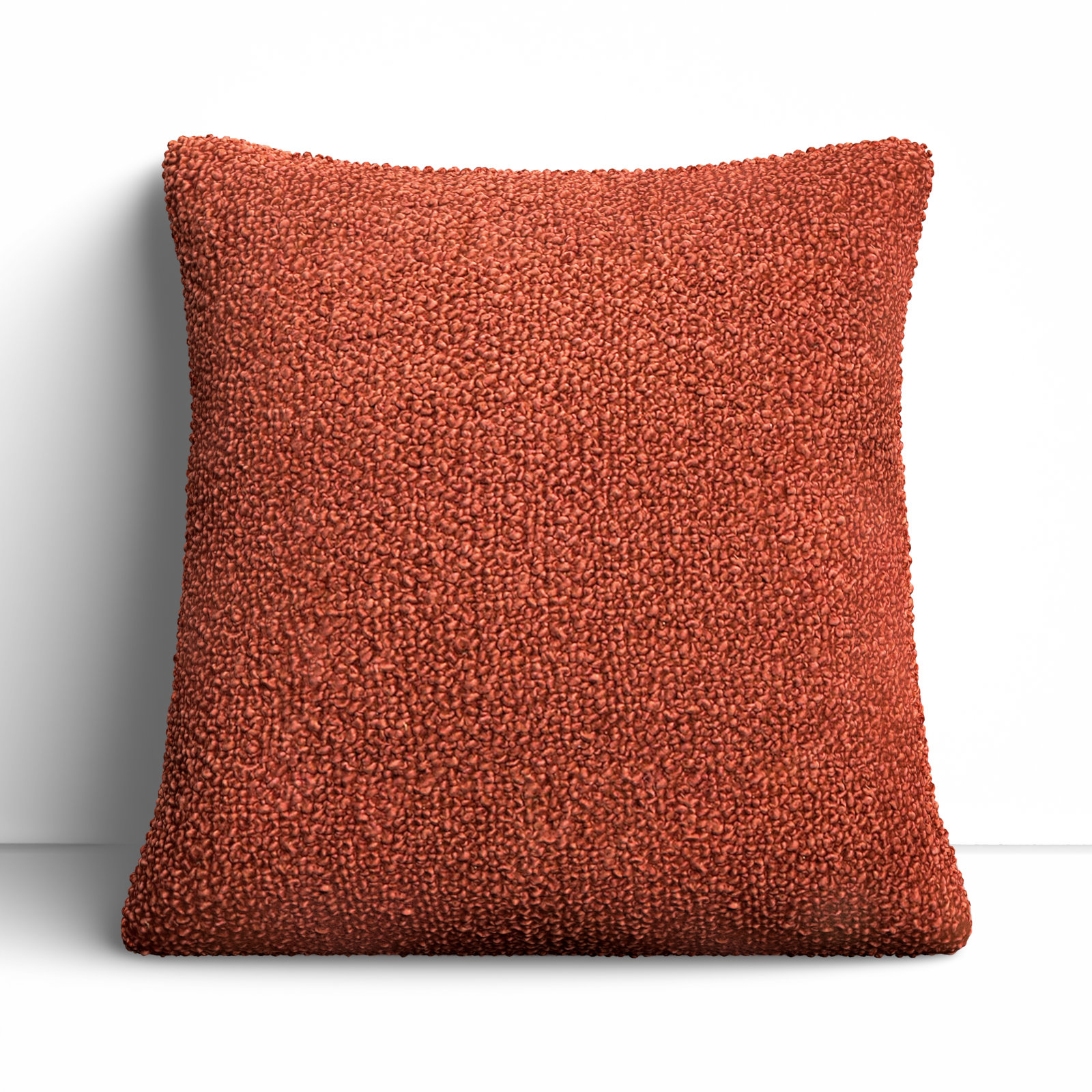 Throw Pillow, Rust, Pillow Cover Only - No Insert 