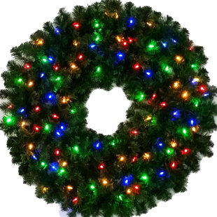 Couronne de Noël en PVC 36 po