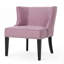 Fauteuil à oreilles capitonné Staas-111865311
