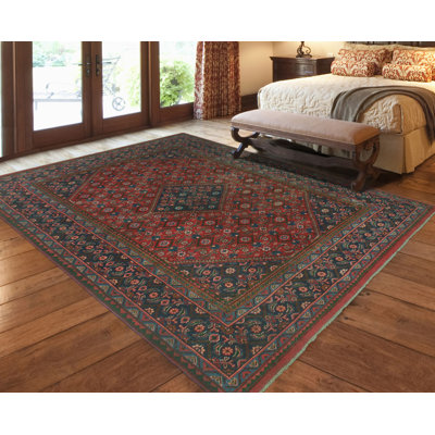 One-of-a-Kind 6'7" X 10'4" 1980s Wool Area Rug in
