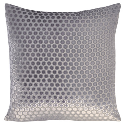 Dots Square Velvet Pillow Cover & Insert