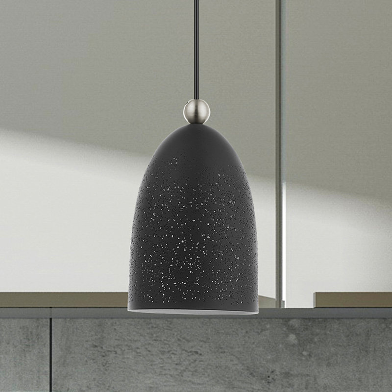 Ashkon 1 - Light Single Pendant, 80"H x 5.5"W x 5.5"D, Scandinavian Gray