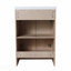 Meuble-lavabo autoportant de 24 po avec 2 portes d'armoire à fermeture en douceur ((Kd-Packing), seulement meuble-lavabo sans comptoir