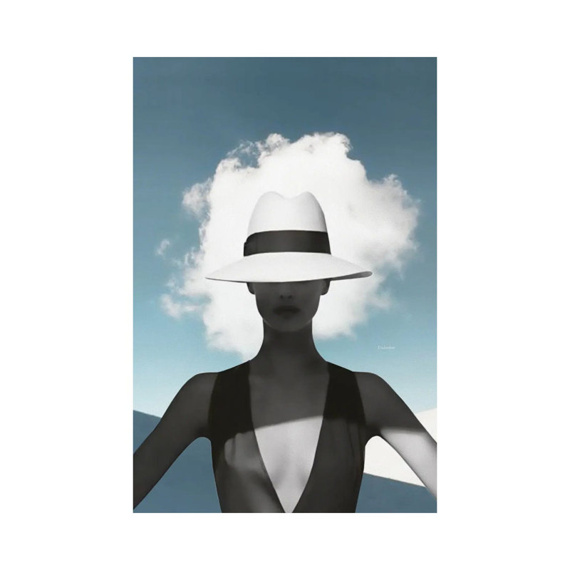 Beauty And The Cloud by Underdott Art - Wrapped Canvas Print, 20.32 cm H x 30.48 cm W