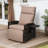 Air Pump Outdoor Lounge Chair, Independent Back & Footrest Adjustment-322990022-322990023