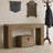 59-Inch Farmhouse Console Table - Engineered MDF