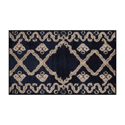 Tapis gris lavable à la machine