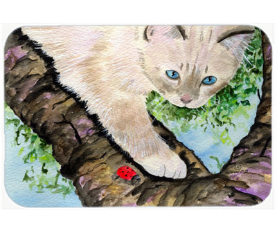 Planche à découper en verre pour chat caroline Birman