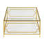 Table basse carrée en verre-437621867