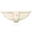 Nantucket Sinks Great Point 11.25'' Vitreous China Rectangular Bathroom Sink with Overflow