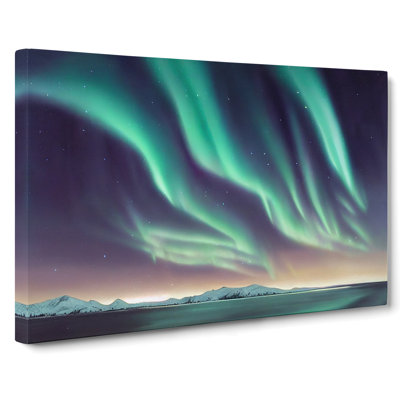 Luminous Aurora Borealis - Wrapped Canvas Print