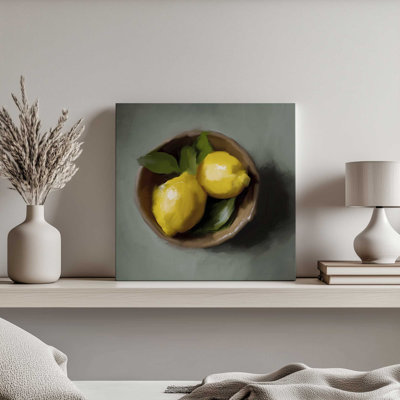 Lemons With Leaves by Dan Hobday Print