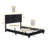 Boyd Sleep Reunion Upholstered Velvet Platform Bed, Adjustable Height Headboard, Requires Box Spring