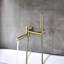 1 Handle Bathroom Roman Tub Faucet with Diverter-98770683