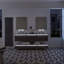 Inline 1-Light Gray Bath Bar
